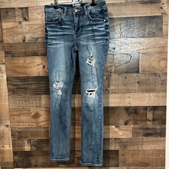 departwest Other - Departwest Seeker Taper Stretch Men’s Jeans Distressed Size 33x35 Denim